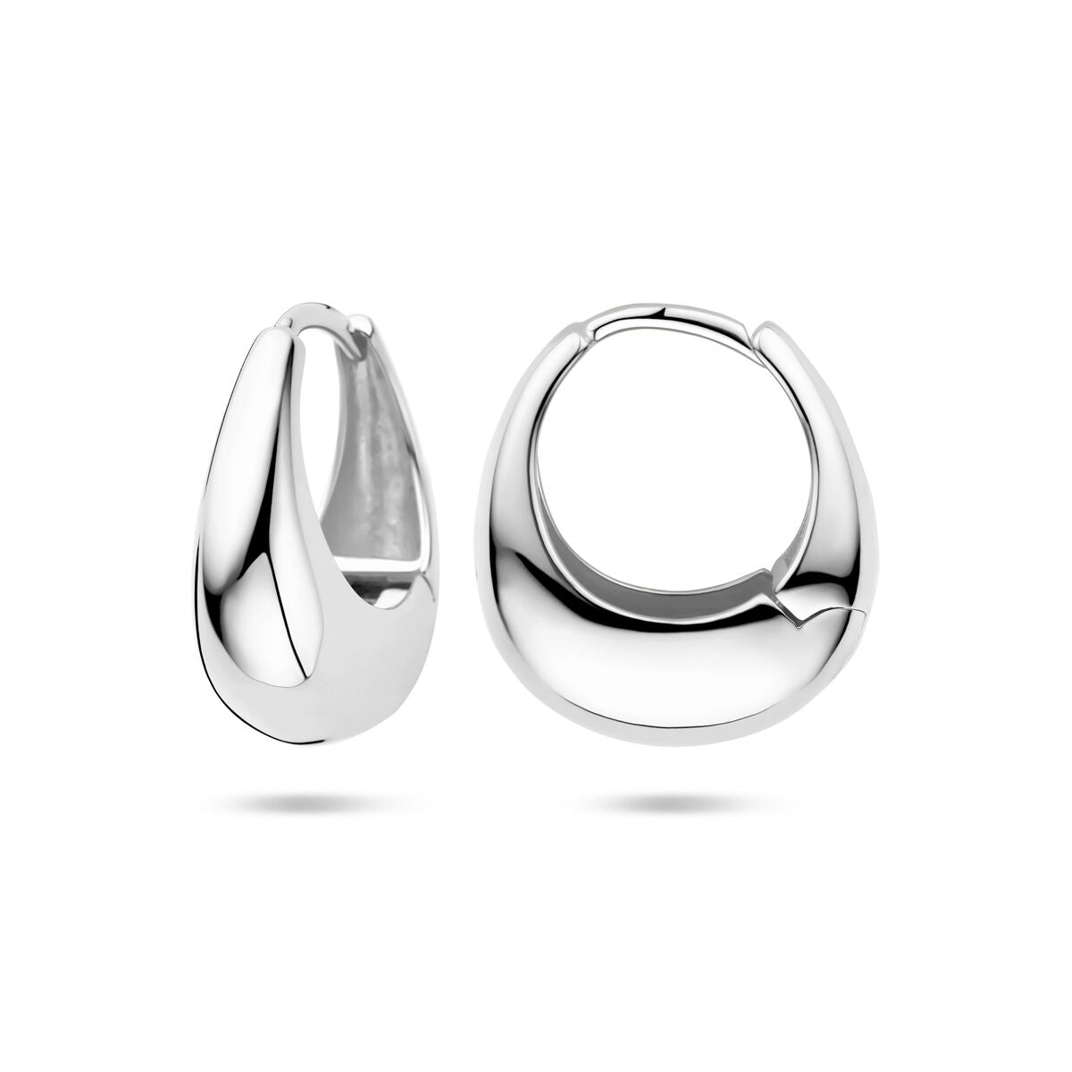 créoles 19 mm argent rhodié