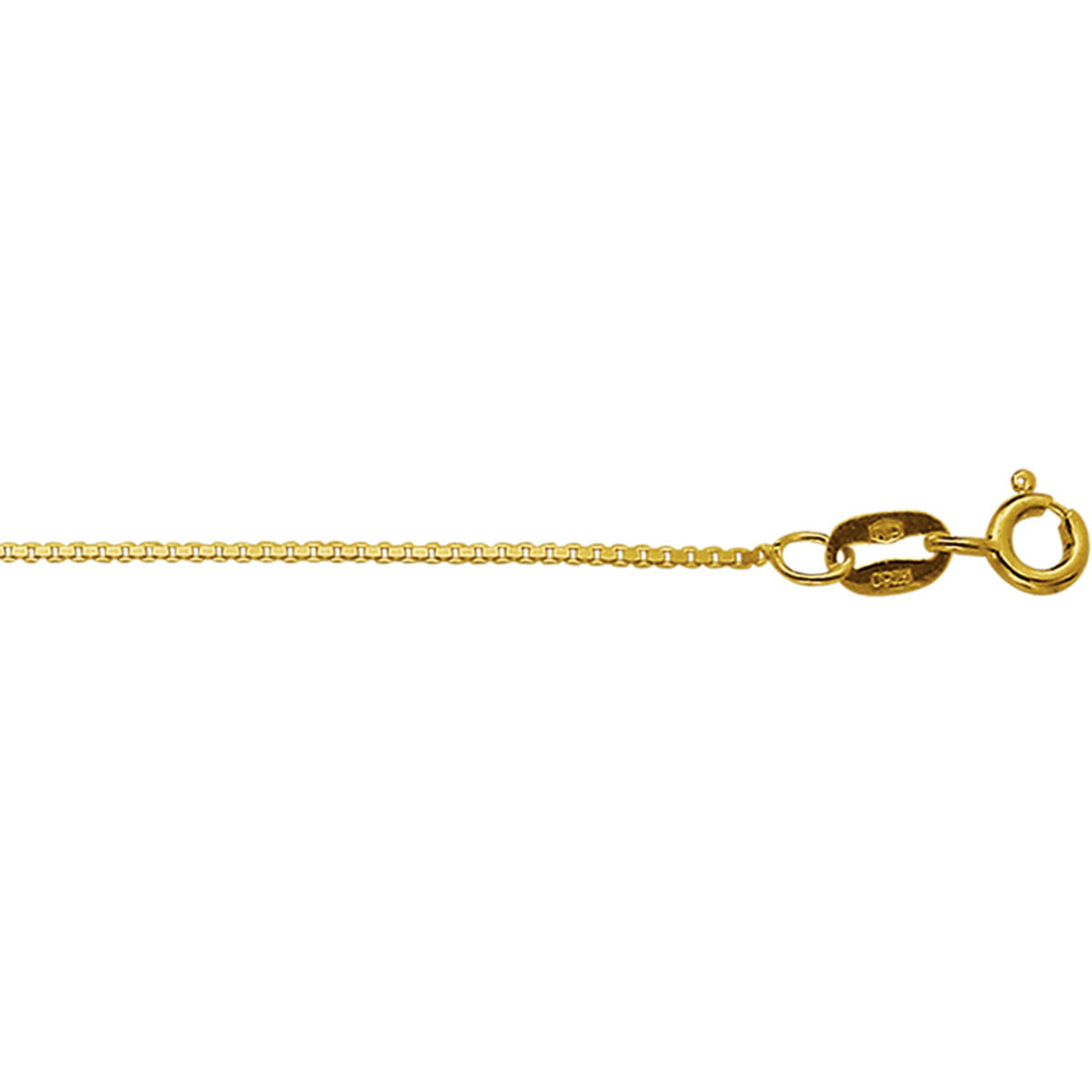 collier venetiaans 0,8 mm 14k geelgoud