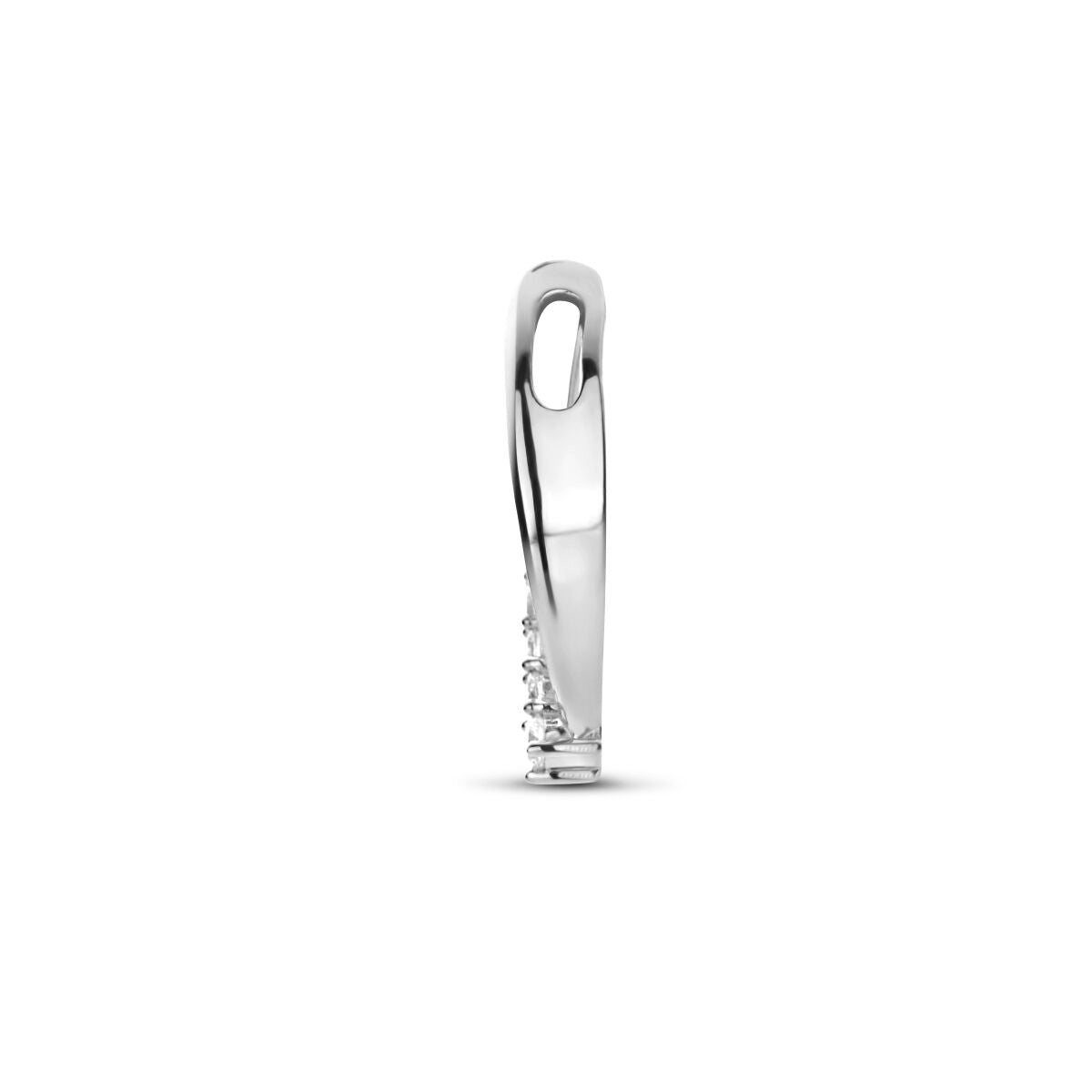 pendentif zircone argent rhodié