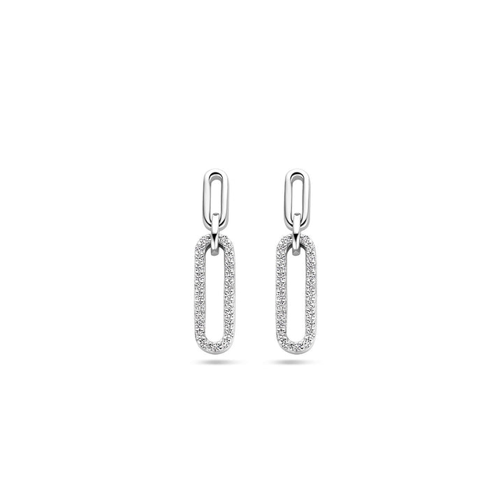 oorhangers zirkonia zilver gerhodineerd