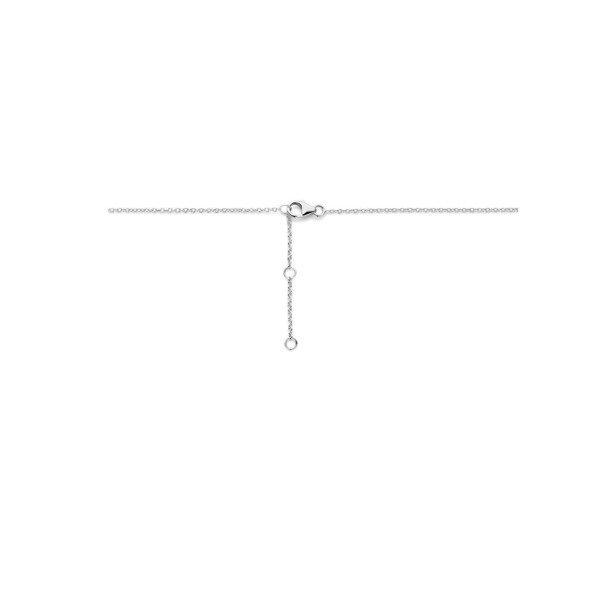 collier empreintes de bébé 41 - 43 - 45 cm argent rhodié