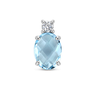 Pendentifs en argent avec pierre précieuse