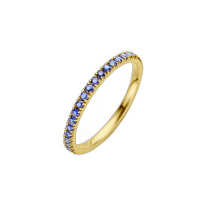 Bague en or avec saphir