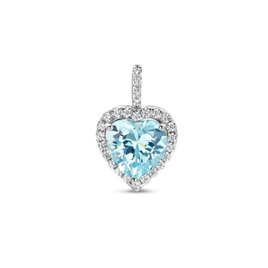 Pendentif cœur en argent