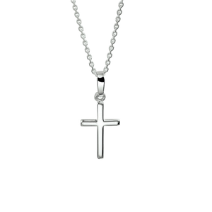 Collier en argent avec croix