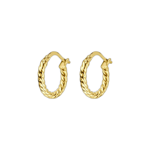 Boucles d'oreilles plaquées or