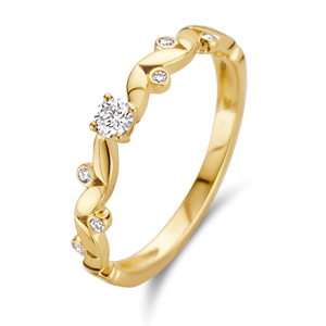 Bague en or avec diamant