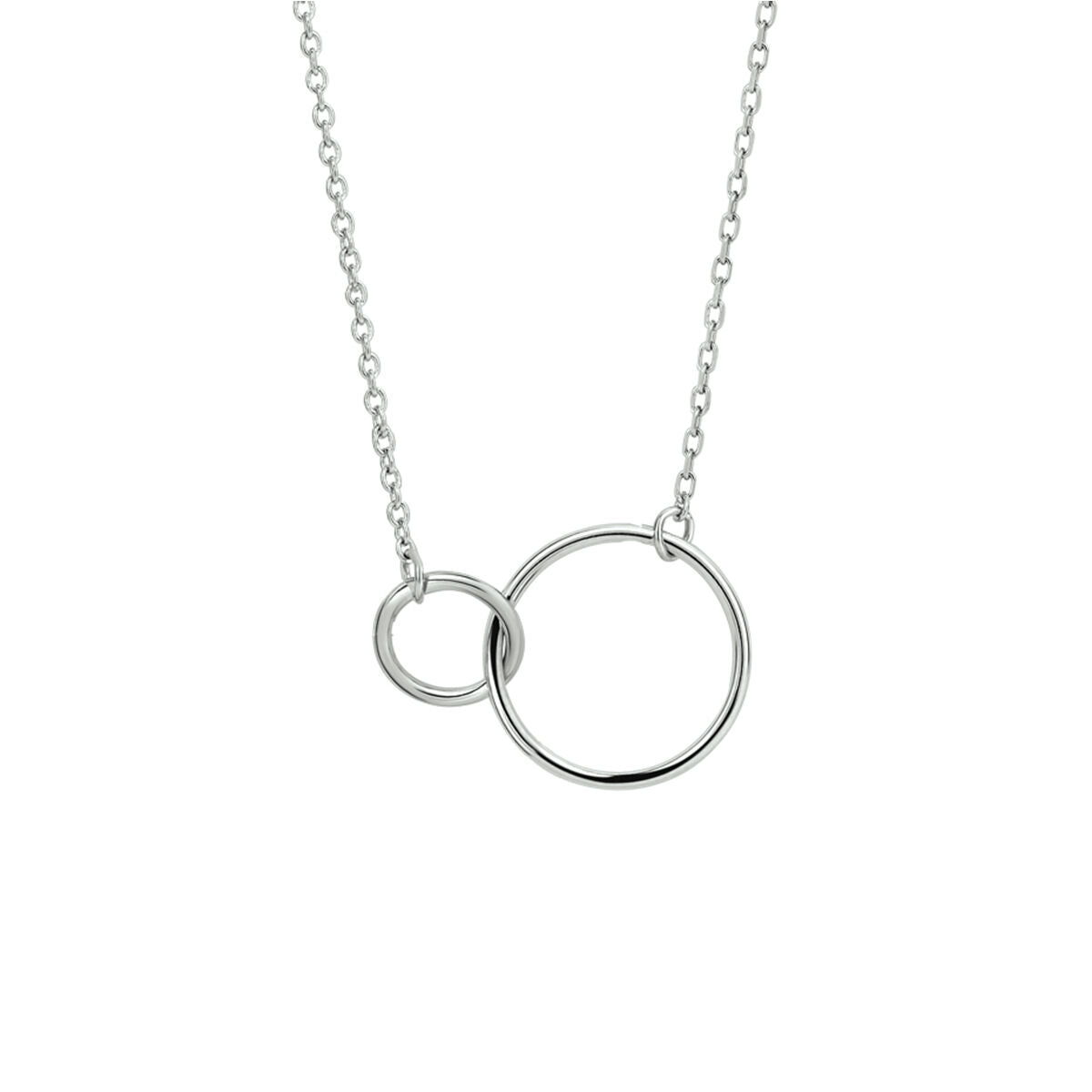 collier ronds 41 + 4 cm argent rhodié