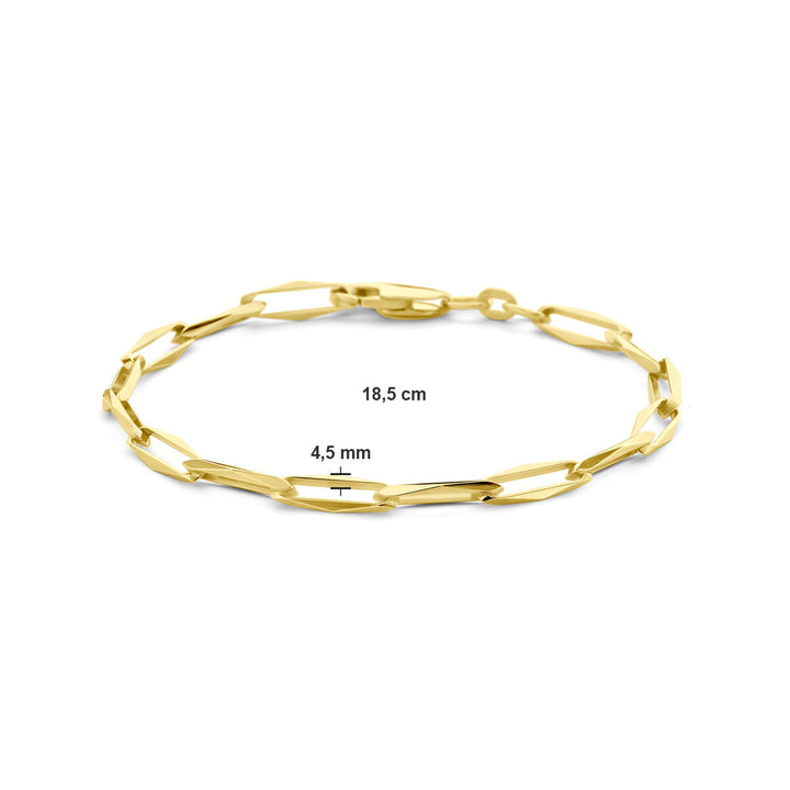 Gouden armband dames closed forever massief 14K