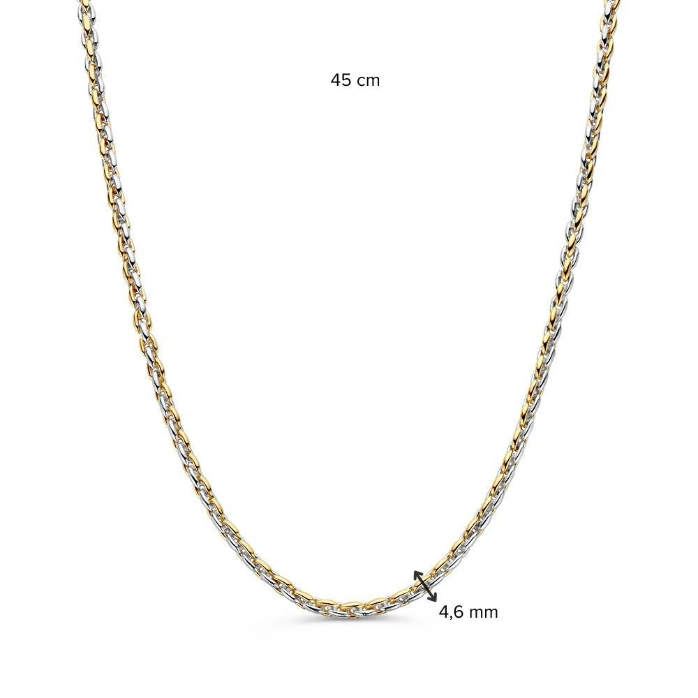 Collier bicolore