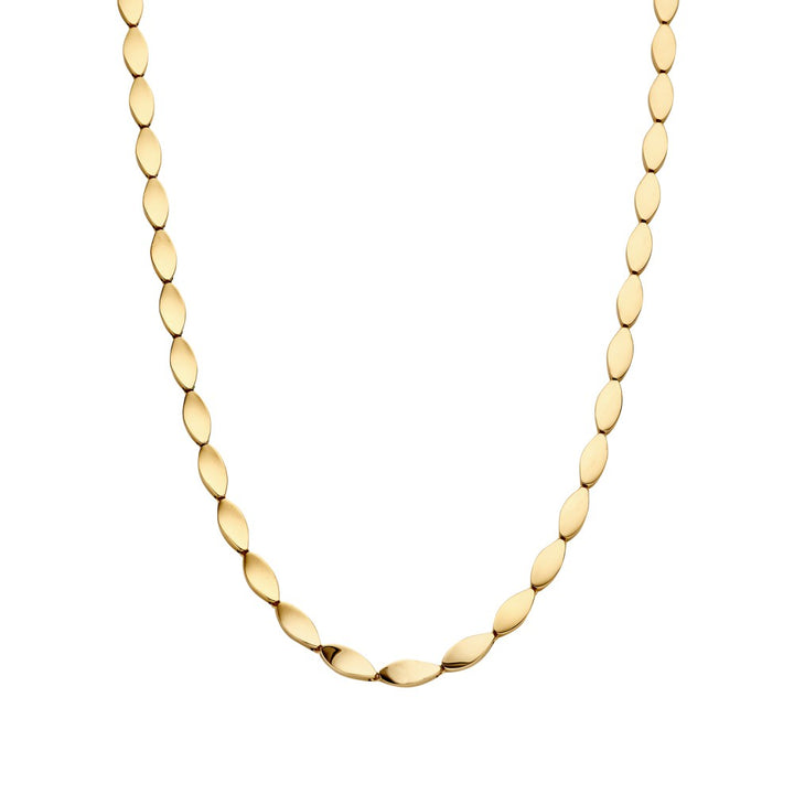 14K Geelgouden Collier met Speelse Elementen – Luxe Sieraad voor Dames