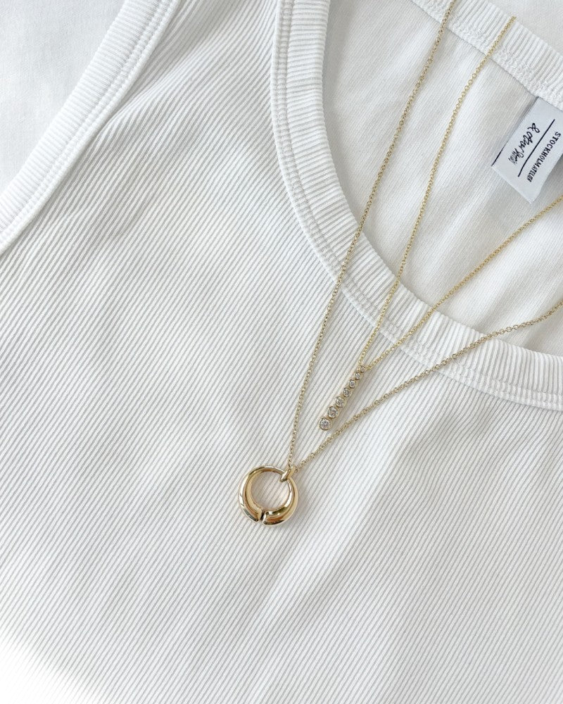 Collier or jaune