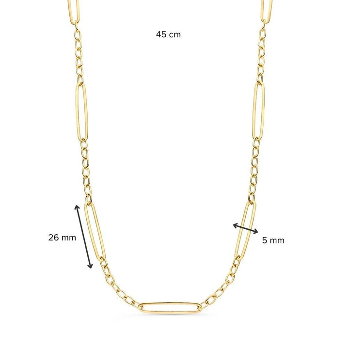 Collier geelgoud
