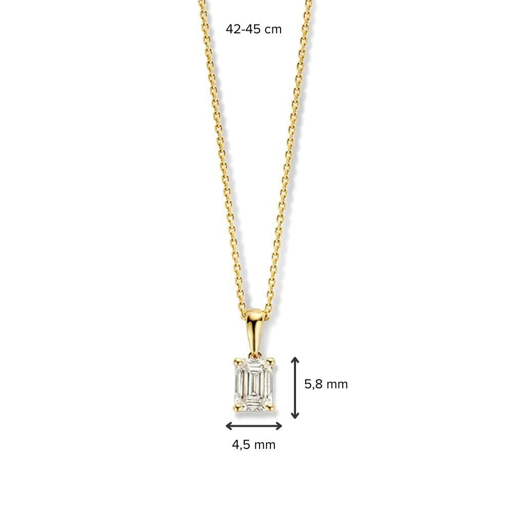 Collier Nora 0,50 crt. Or jaune