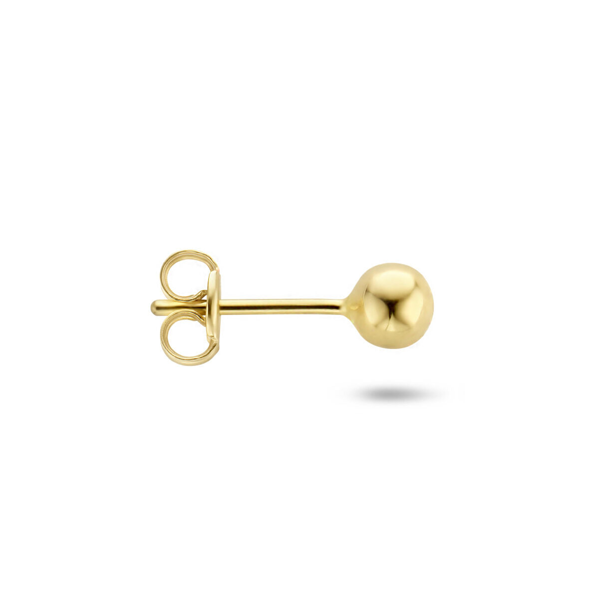 puce d'oreille boule pièce 14K or jaune