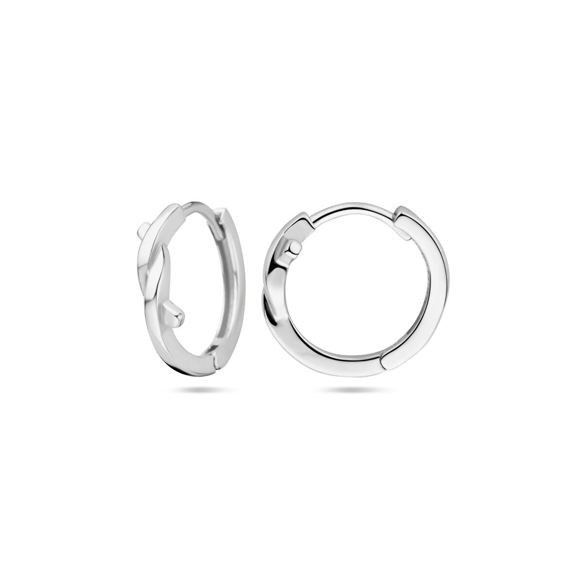 créoles 12,5 mm argent rhodié