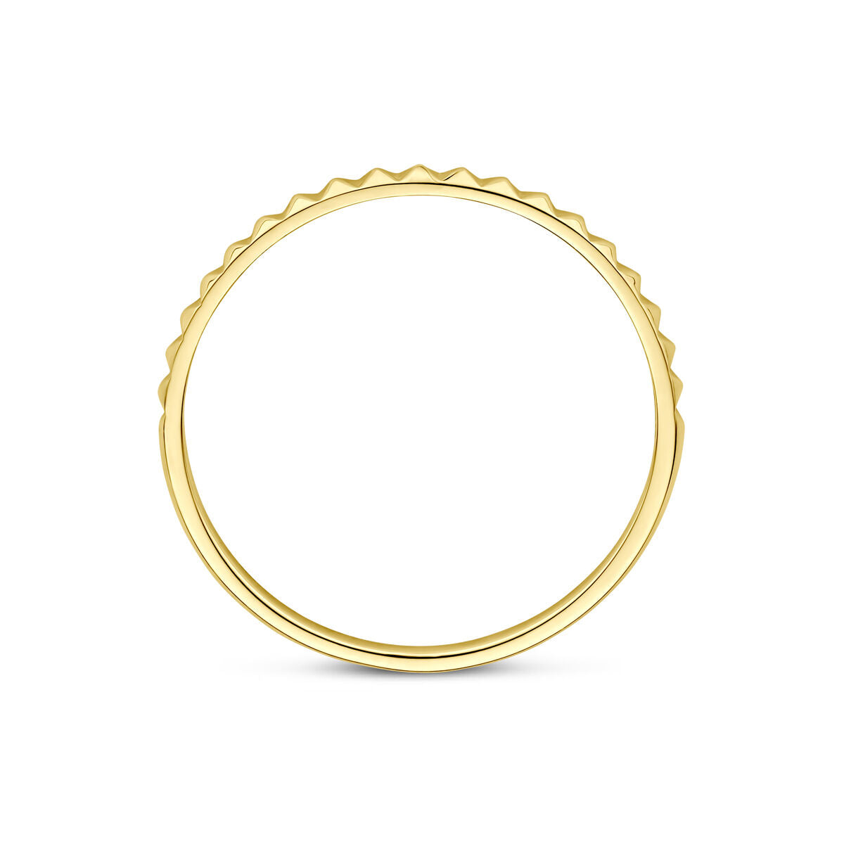 Bague en or jaune 14k – 1,5 mm de large