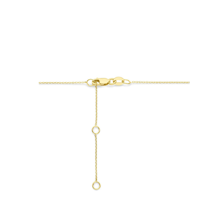 collier hart diamant  40 – 42 – 44 cm 0.20ct g si 18K geelgoud