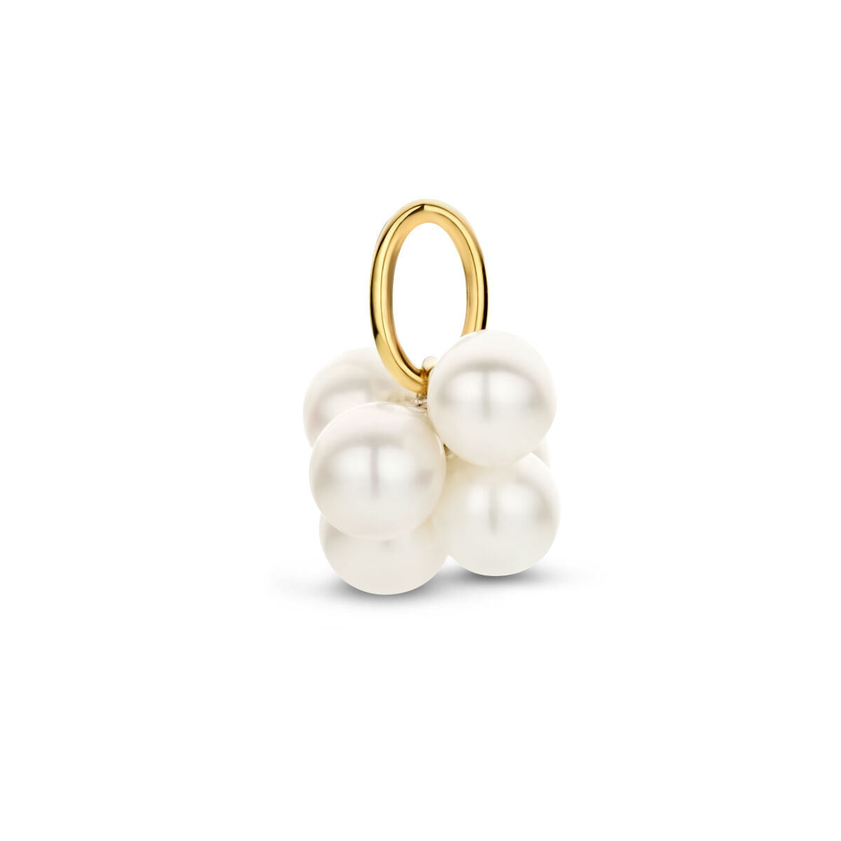 pendentif perles or jaune 14K