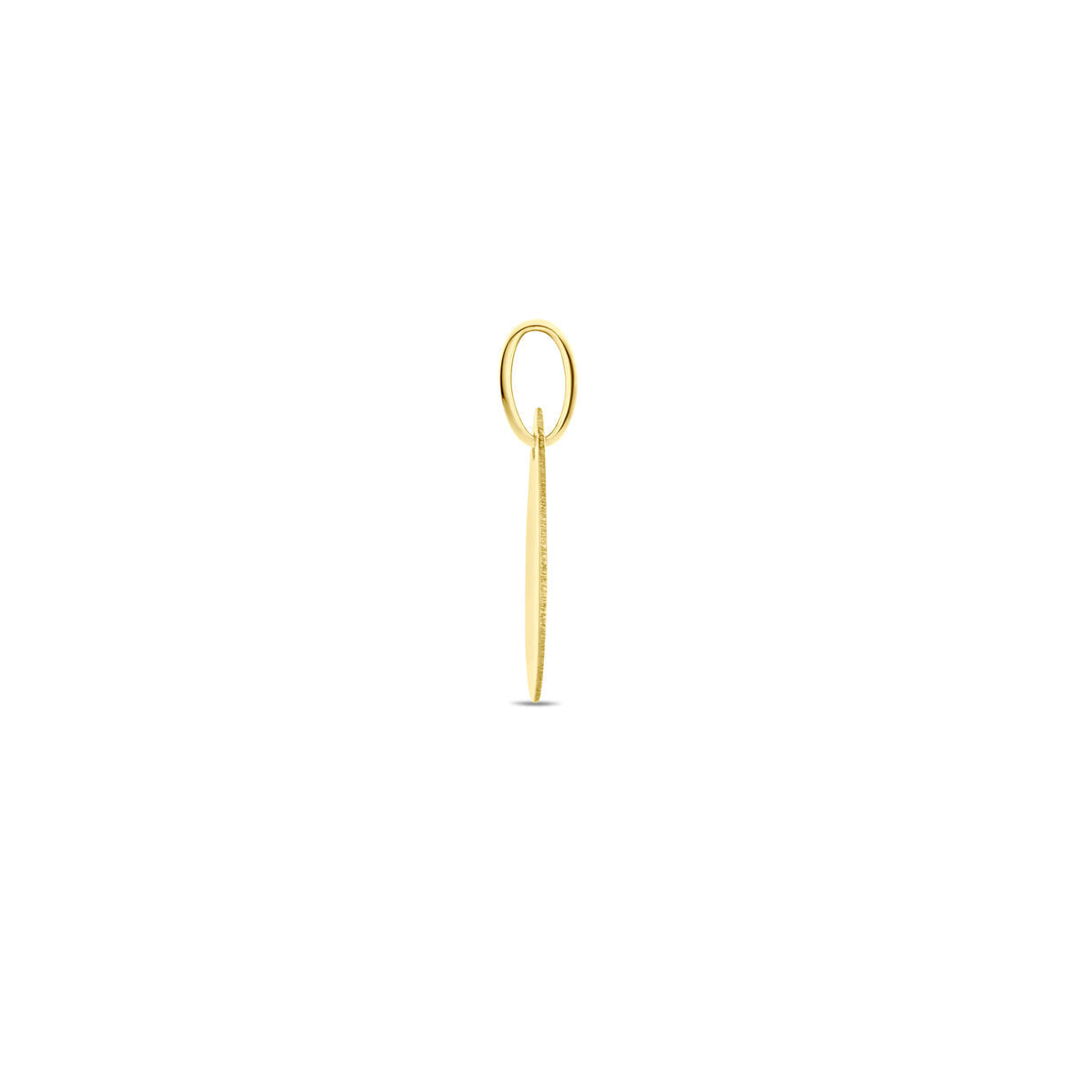 pendentif 19 mm or jaune 14K