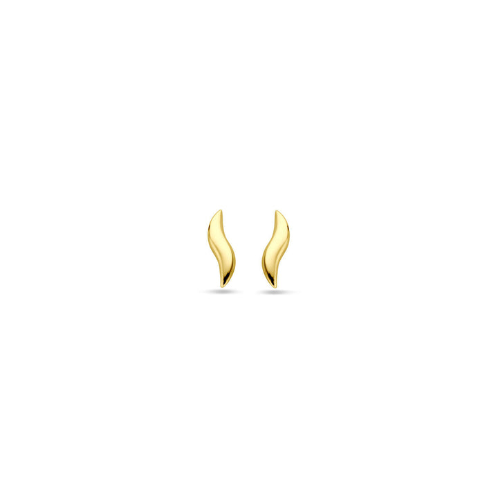 oorknoppen 7,5 mm 14K geelgoud