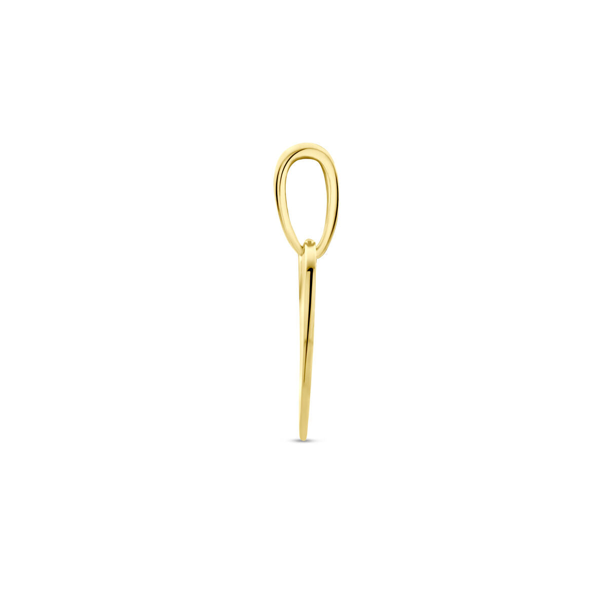 pendentif en forme de cœur 14K or jaune