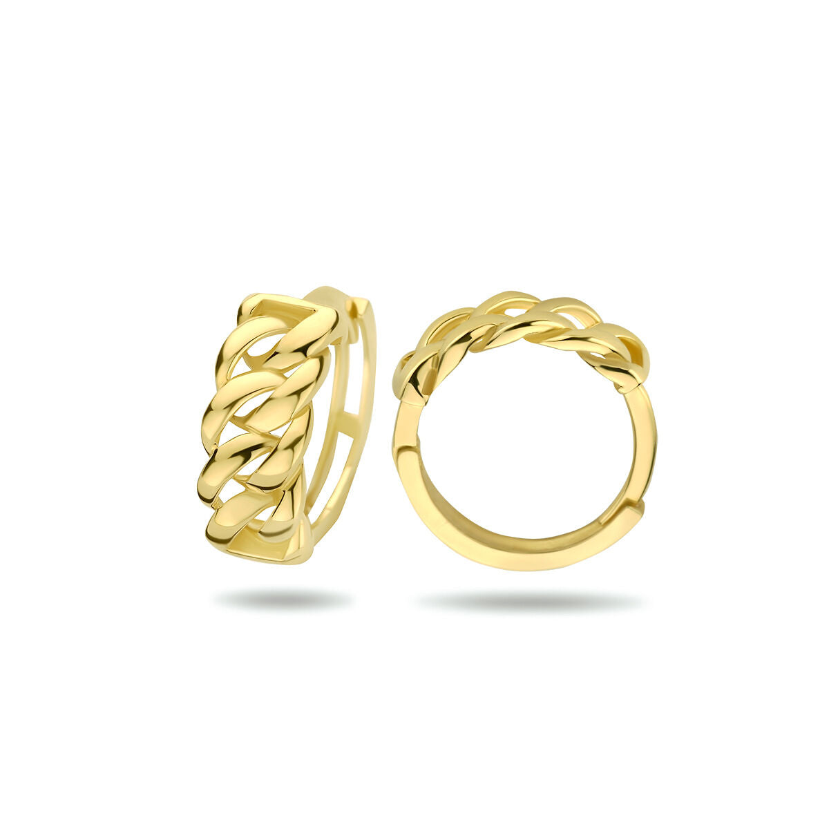 créoles gourmet 13 mm 9 carats