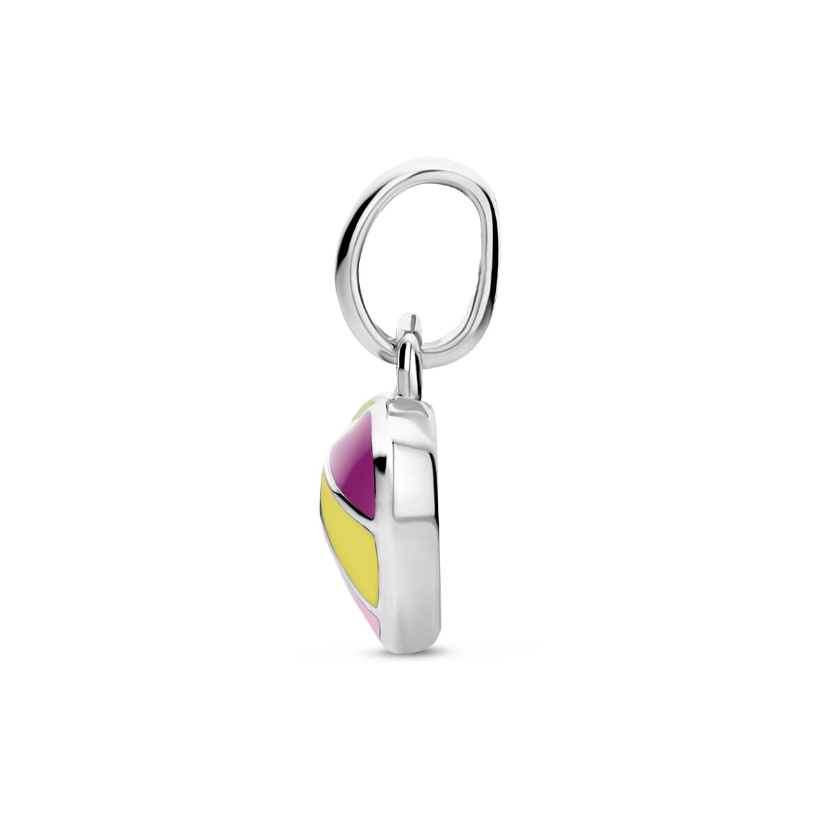 pendentif cœur argent rhodié
