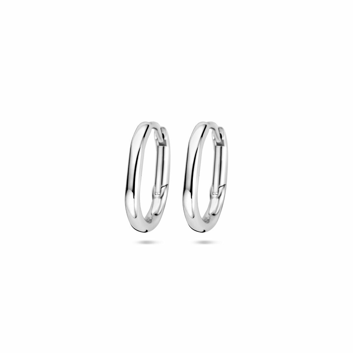 créoles tube 2 mm argent rhodié