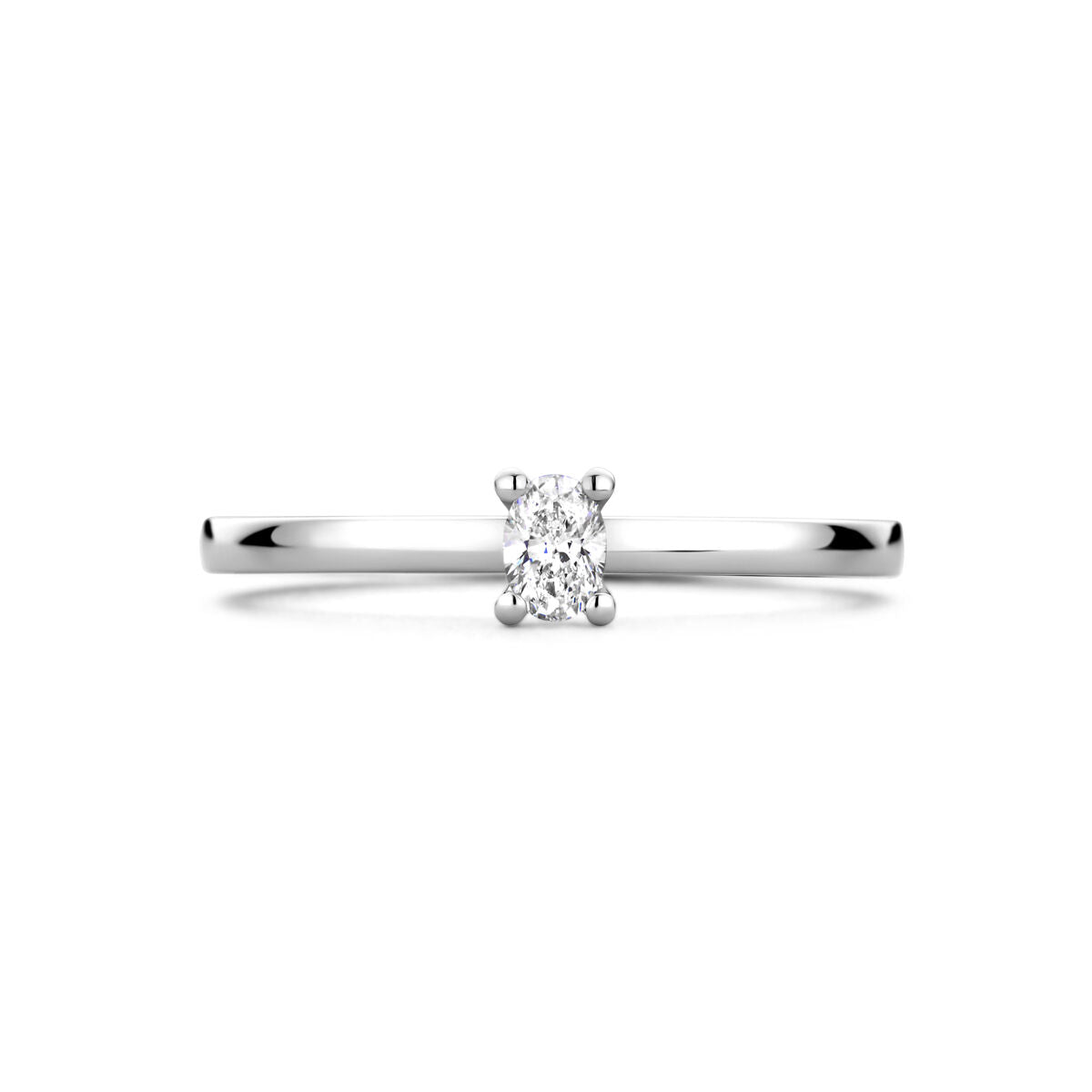 bague en platine diamant 0.15ct g vsi platine