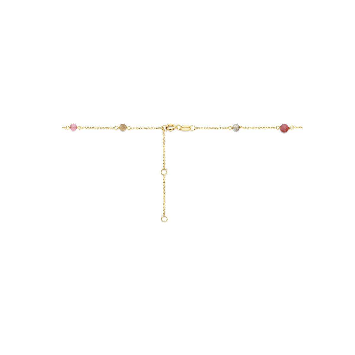 collier tourmaline 40 - 42 - 44 cm or jaune 14K