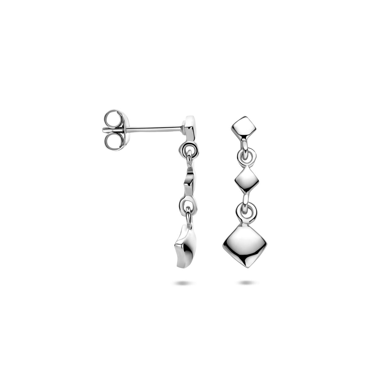 Boucles d'oreilles en argent – rhodié argent 925