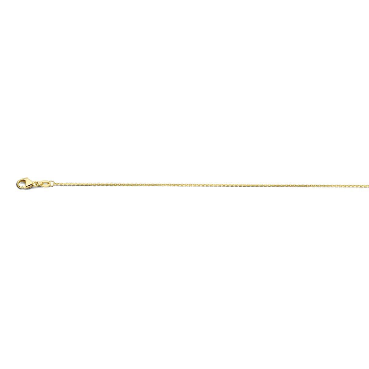 collier ancre diamanté 1,1 mm 41 - 43 - 45 cm or jaune 18K