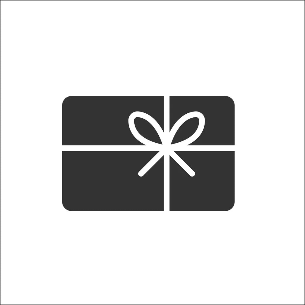 carte-cadeau avec un nœud sur le dessus.