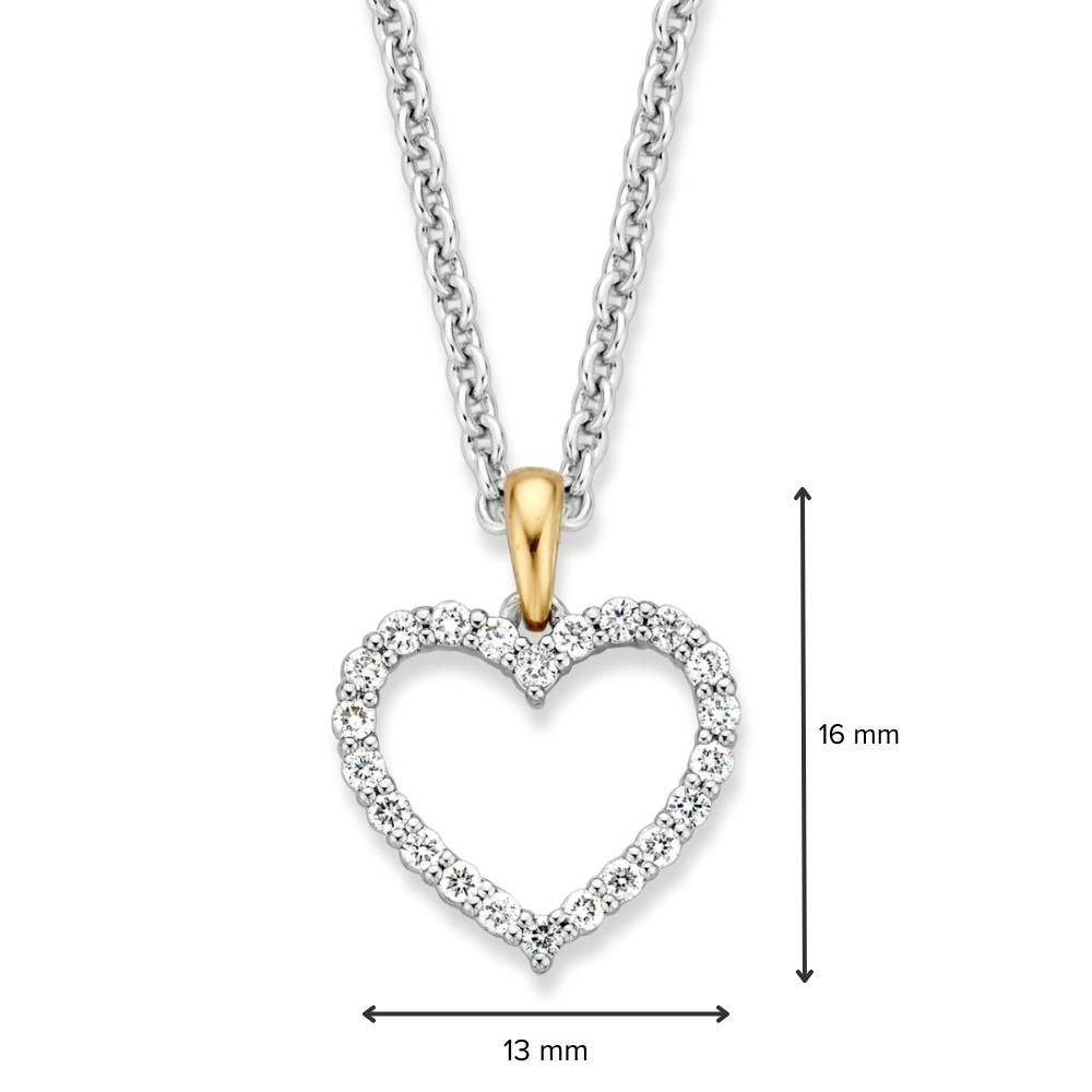 Pendentif en or avec diamant brillant de 0,26 ct – 14 carats