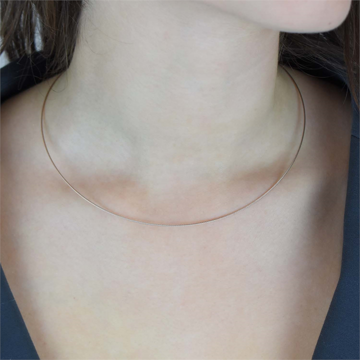 Boccia Titanium Lengte Collier rgp staal 0802-03