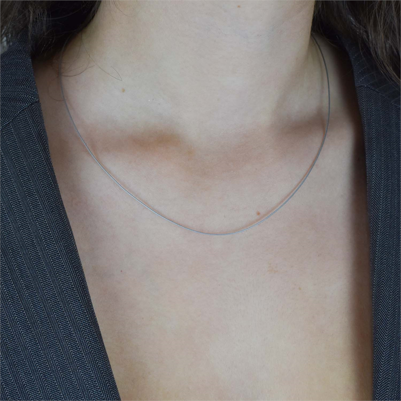 Collier en acier Boccia Titanium 0803-01