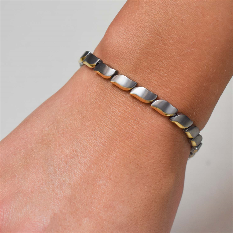 Bracelet en titane bicolore 03032-02