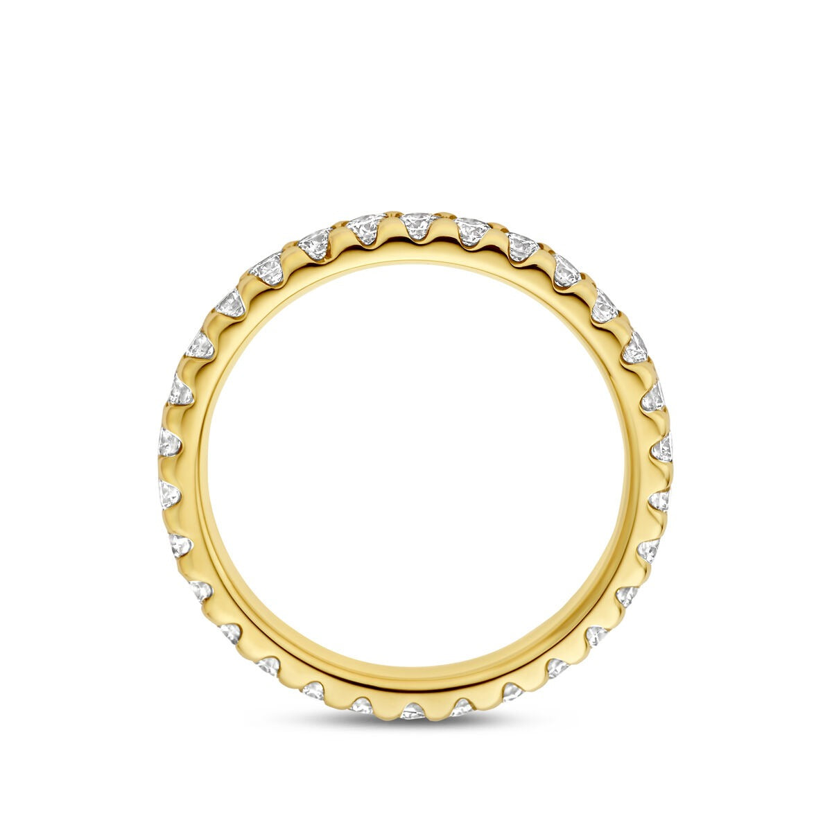 Bague pour femme en or avec diamant lab grown – or jaune 14k