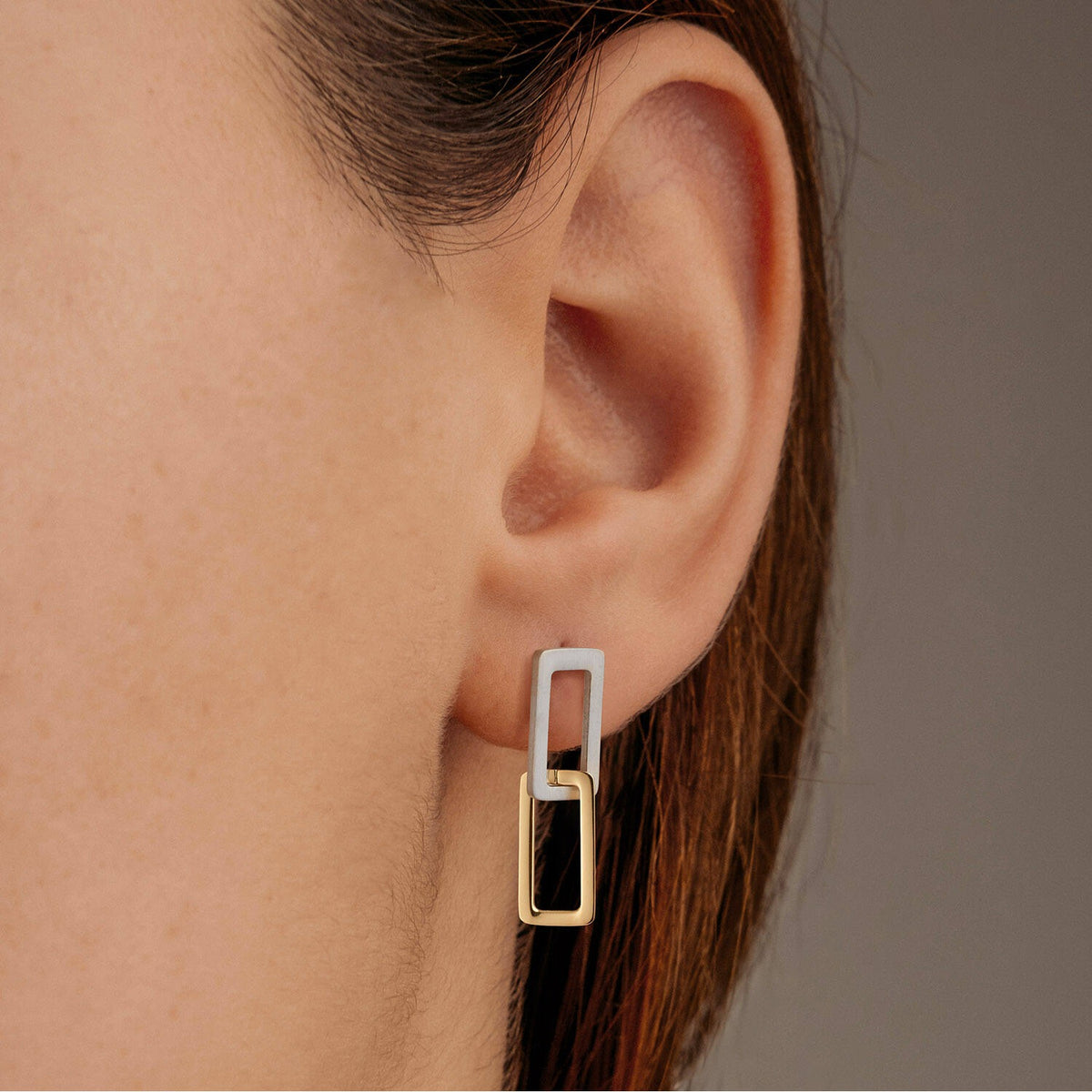 Boucles d'oreilles en titane gp 05106-02 2cm
