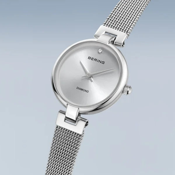 Montre pour femme Bering – Classic, argent poli