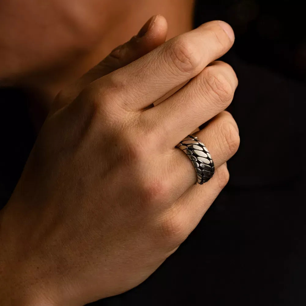 Bague Apollo Ten - pour homme bague argent