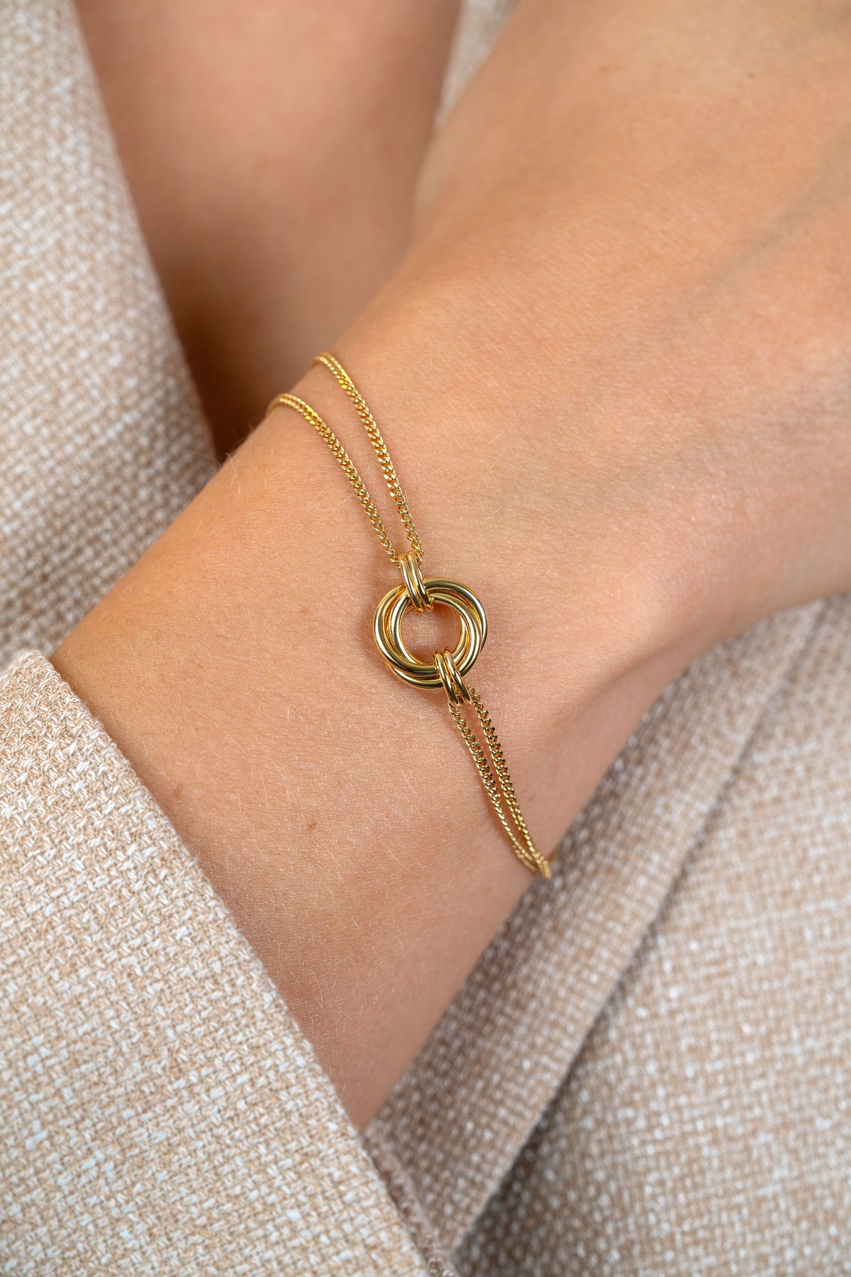 Bracelet plaqué or ZIA2797
