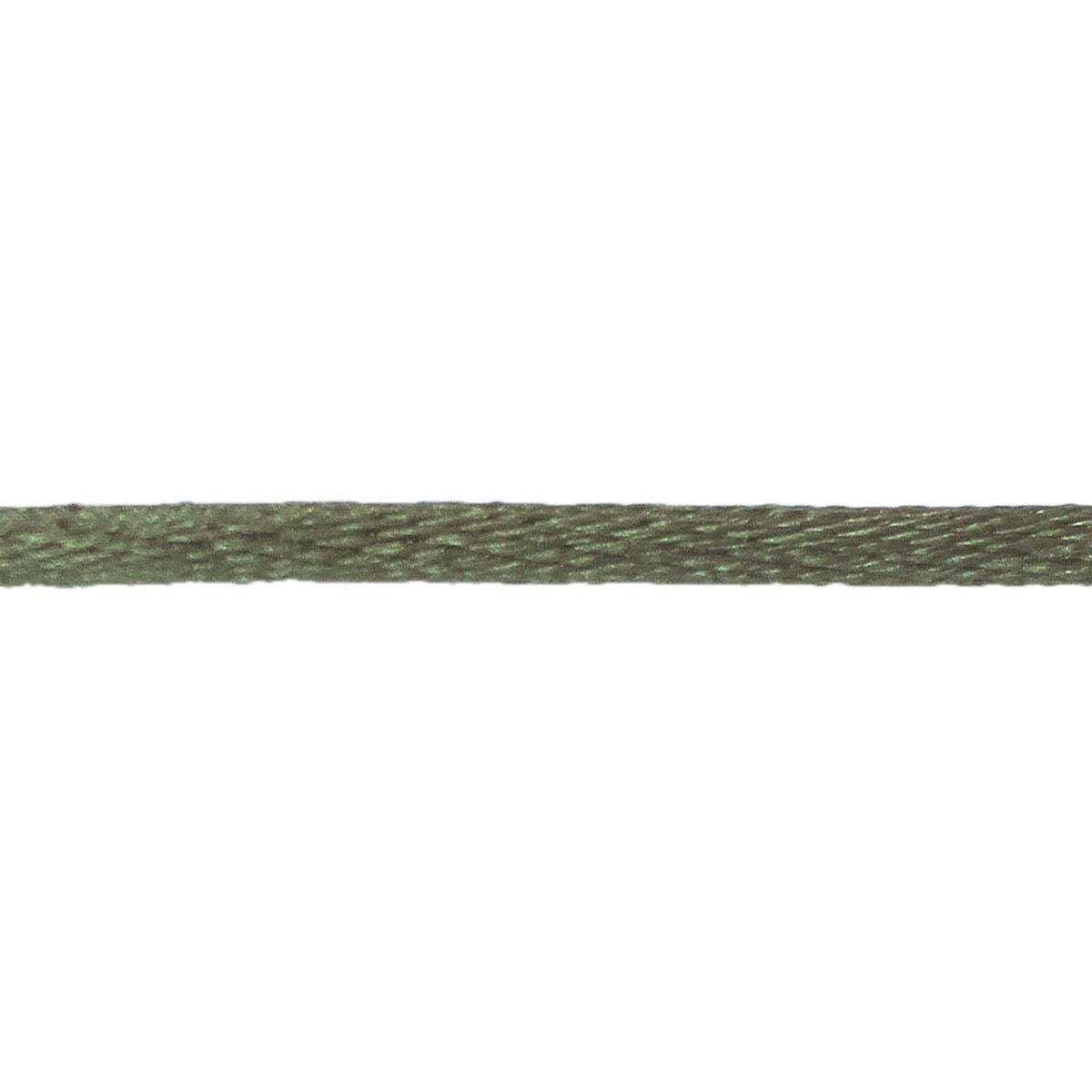 Cordon satiné vert de 38 cm, idéal pour bracelet noué.