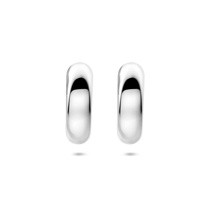 Stalen Oorringen Zilverkleurig – 31x10mm