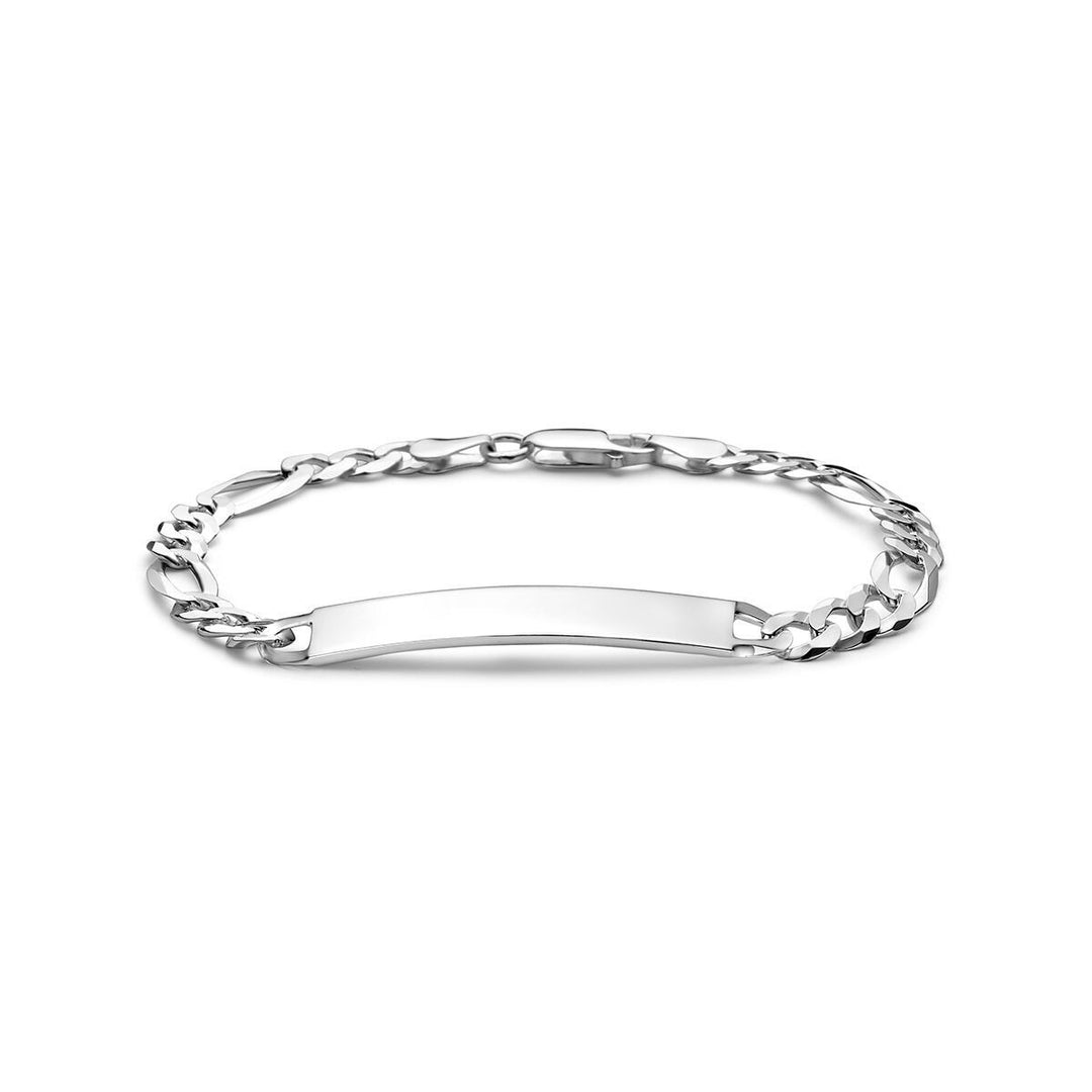 Zilveren heren graveerarmband