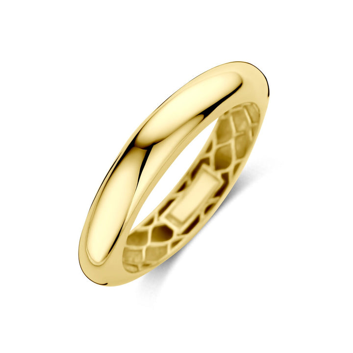 Gouden ring – 14k geelgoud, 4 mm breed