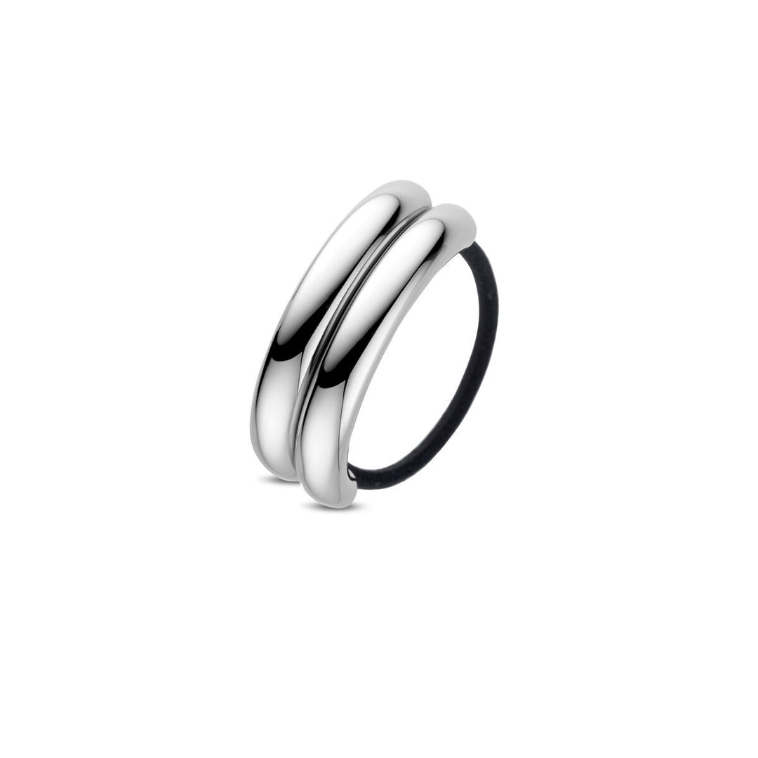 Stalen hair cuff zilverkleurig – 17x53 mm