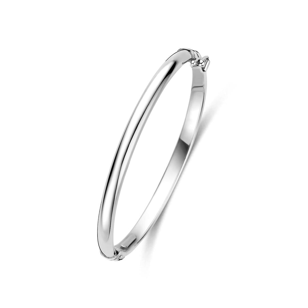 Gerhodineerde 925 zilveren bangle