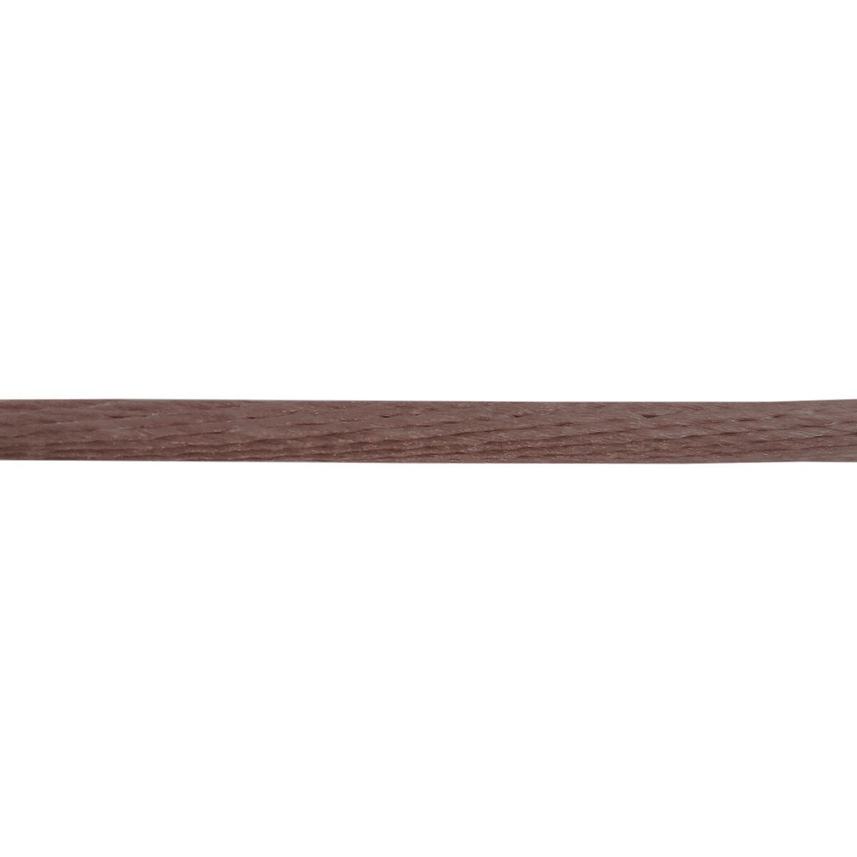 Corde satinée marron pour bracelet noué.